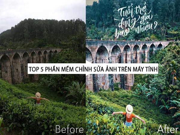 Các phần mềm chỉnh sửa ảnh trên máy tính tốt nhất 2022