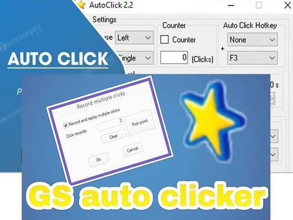 Phần mềm GS Auto Clicker