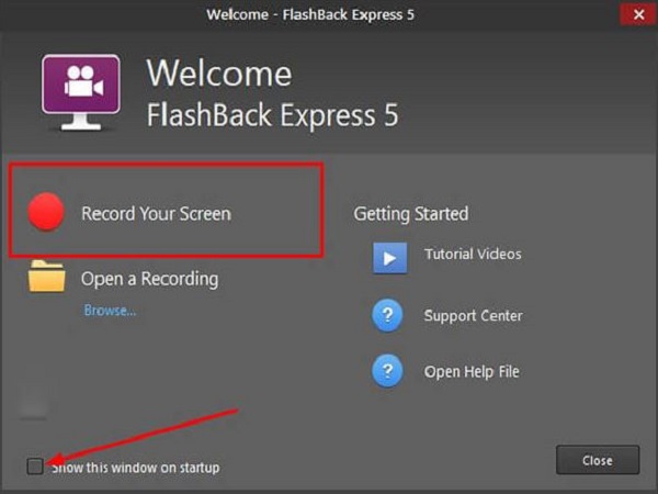 Phần mềm FlashBack Express