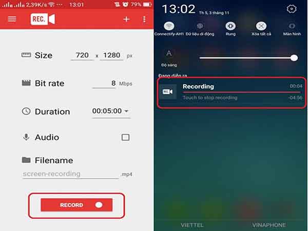 Cách quay màn hình Oppo bằng cách sử dụng công cụ màn hình