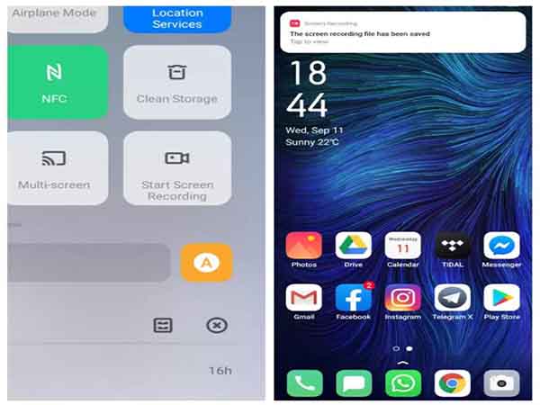 Cách chụp ảnh màn hình Oppo