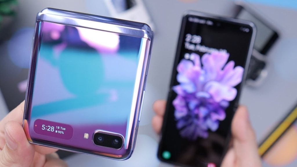 Samsung Galaxy Z Flip Mirror Purple