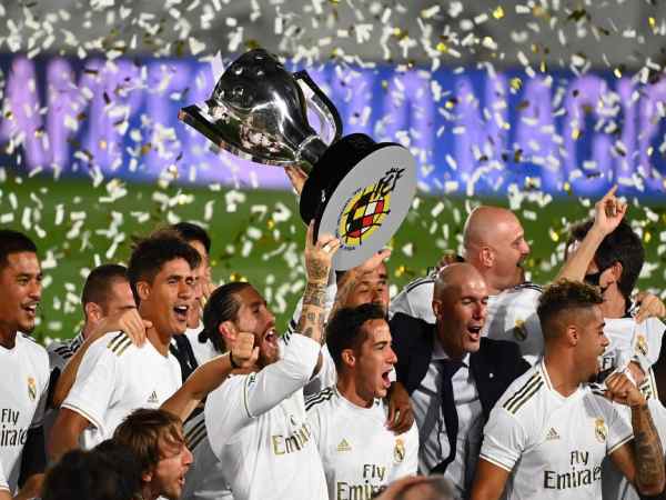 Real Madrid là Đội bóng vô địch la liga nhiều nhất với 34 lần