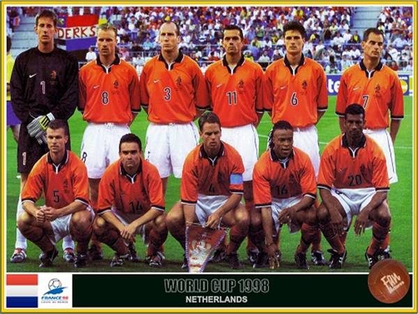 Đội hình Hà Lan 1998: Thế hệ vàng lỡ hẹn với vinh quang