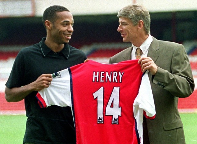 Số áo của Henry ở Arsenal và trong suốt sự nghiệp Số áo của Henry ở Arsenal và trong suốt sự nghiệp