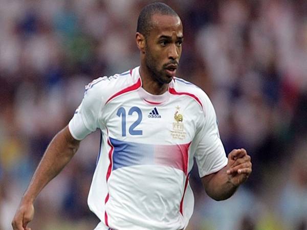 Số áo Henry trong màu áo đội tuyển Pháp