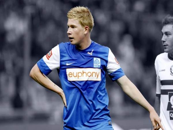 Kevin De Bruyne với số 14 ở Genk