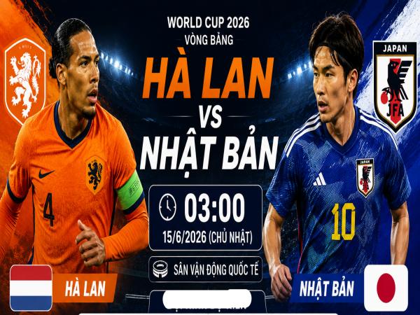 Số liệu về đội hình dự kiến Hà Lan gặp Nhật Bản hôm nay